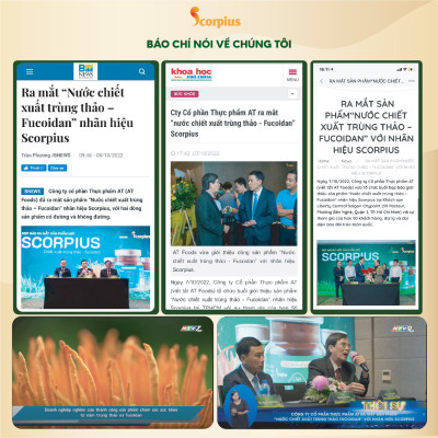 [LOẠI THƯỢNG HẠNG] Nước chiết xuất trùng thảo fucoidan không đường SCORIUS 70ml bồi bổ sức khỏe