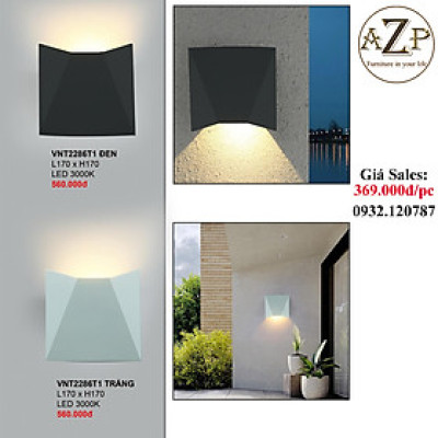 AZP - ĐÈN ỐP VÁCH / ĐÈN TRANG TRÍ / ĐÈN TREO TƯỜNG PHÒNG KHÁCH, PHÒNG NGỦ, NHÀ HÀNG, KHÁCH SẠN AZP-VNT2286T1 phong cách đương đại, hàng nhập khẩu AZP