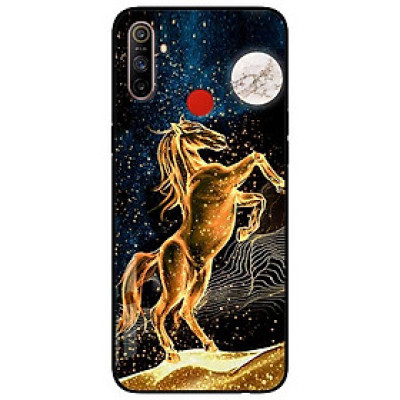 Ốp lưng dành cho Realme C3 mẫu Chú Ngựa Vàng