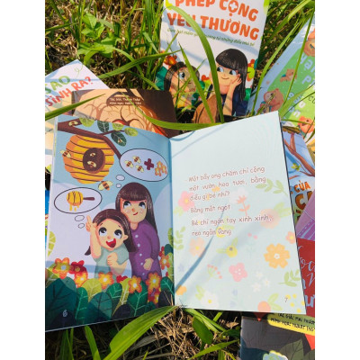 Sách - Phép Cộng Yêu Thương - Boxset gồm 8 cuốn sách nhỏ dành cho các bạn từ 3 đến 10 tuổi (gồm cả thơ và truyện)