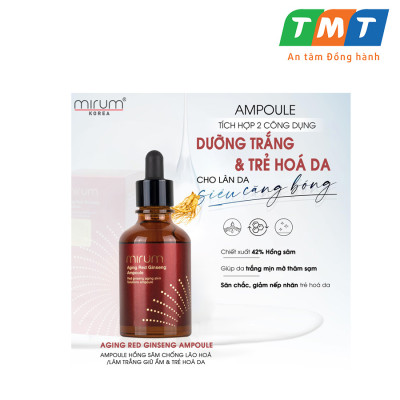 [HÀNG CHÍNH HÃNG] Ampoule hồng sâm chống lão hoá, làm trắng giữ ẩm và trẻ hoá da