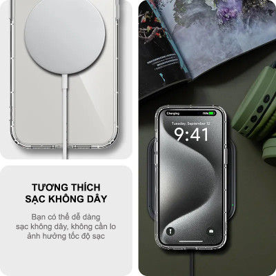 Ốp lưng chống sốc cho iPhone 16/ 16 Plus/ 16 Pro/ 16 Pro Max hiệu Likgus Crashproof - Thiết kế trong suốt, chống ố, giúp chống chịu mọi va đập - hàng nhập khẩu