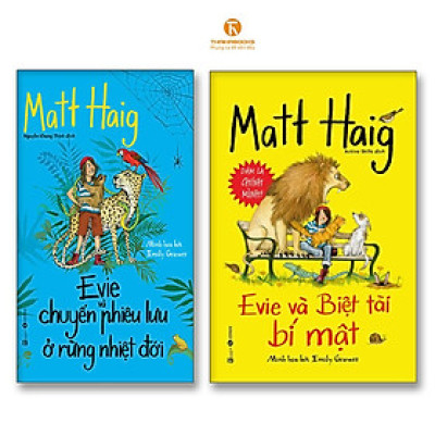 Sách - Evie Và Biệt Tài Bí Mật + Evie Và Cuộc Phiêu Lưu ở Rừng Nhiệt Đới - Combo  2 Cuốn - Thái Hà Books