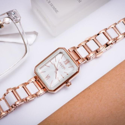  Đồng hồ nữ Julius JA-1273 dây đá sang trọng