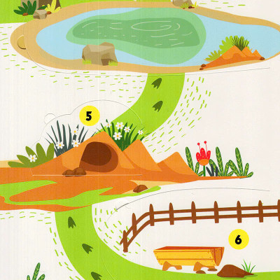 100 Từ Đầu Tiên Về Các Loài Động Vật - Sách Lật Mở 