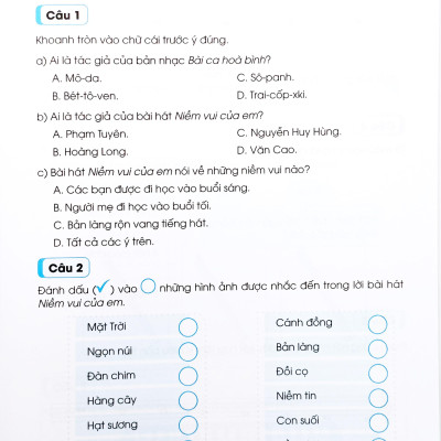 Sách - Vở Thực Hành Âm Nhạc 5 (Cánh Diều) (Chuẩn)