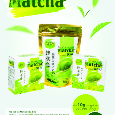 Bột trà xanh Matcha gold 500gr