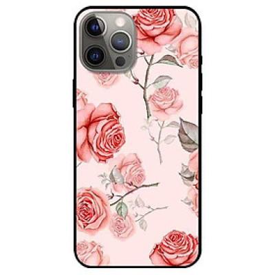 Ốp lưng dành cho Iphone 11 - 11 Pro - 11 Pro Max mẫu Hoa Tiết Hồng Cam