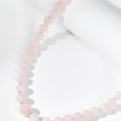 Vòng cổ đá thạch anh hồng Ngọc Quý Gemstones