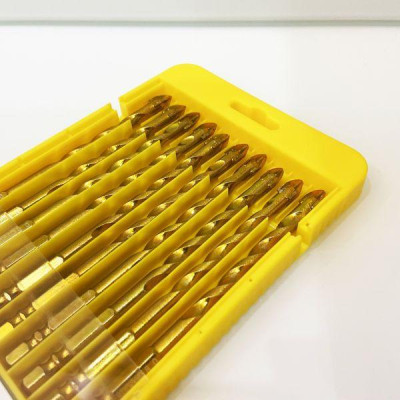 (HỘP 5 MŨI) MŨI KHOAN KÍNH - GẠCH MEN 4 CẠNH, CHÂN LỤC GIÁC KYNKO MKKGM- 12120 CHÍNH HÃNG GIÁ TỐT đường kính phi 12mm