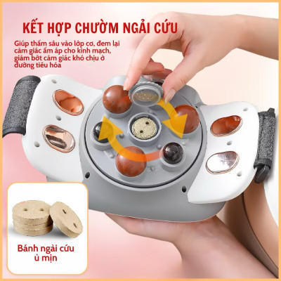 Máy Massage Kết Hợp Làm Nóng Hồng Ngoại Giúp Điều Hòa Hệ Tiêu Hóa, tan Mỡ Bụng Kết Hợp Xoa Bóp Cổ Vai Gáy