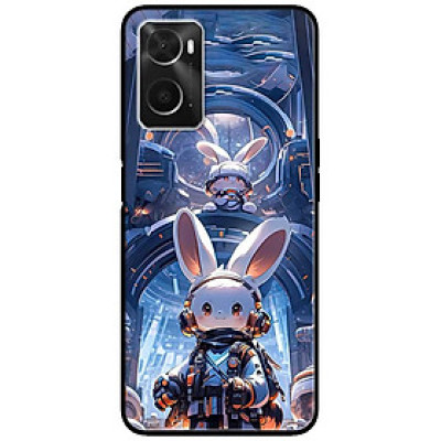 Ốp lưng cho Realme 9i - Realme 10 - C11 2021 - C65 4G - C67 - C20 - Poco X6 5G - Thỏ Trắng Hành Tinh - Hàng Chính Hãng