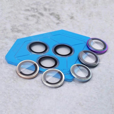 Bộ miếng dán kính cường lực bảo vệ Camera cho iPhone 16 / 16 Plus / 16 Pro / 16 Pro Max hiệu HOTCASE Kuzoom Lens mang lại khả năng chụp hình sắc nét full HD (độ cứng 9H, tặng kèm khung tự dán) - Hàng nhập khẩu