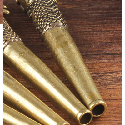 Tẩu thuốc Rồng bằng đồng nguyên chất cực kỳ đẹp gắn điếu ( KIỂU GIAO NGẪU NHIÊN) | Shop Thành Nhi