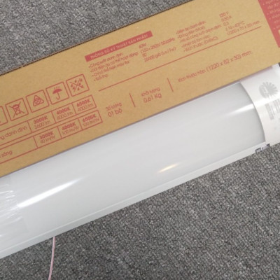 Bộ đèn LED bán nguyệt Rạng Đông M26 1200/40W dài 1m2 ánh sáng trắng/vàng/3 màu - Hàng chính hãng