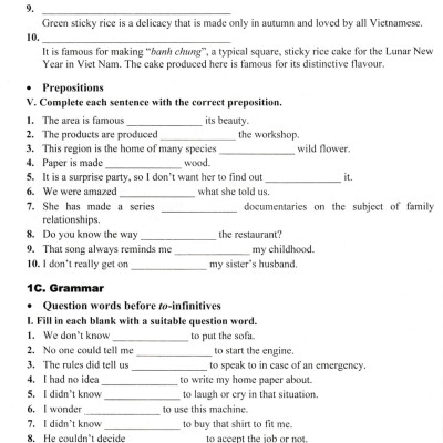 Bài Tập Tiếng Anh 9 - Không Đáp Án (Dùng Kèm SGK Kết Nối Tri Thức Với Cuộc Sống) (HA)