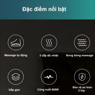 Bồn ngâm chân, kiêm máy massage chân tự động thương hiệu Philips PPM5103F - Hàng chính hãng