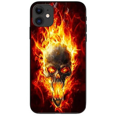 Ốp lưng dành cho Iphone 12 Mini mẫu Quỷ Lửa