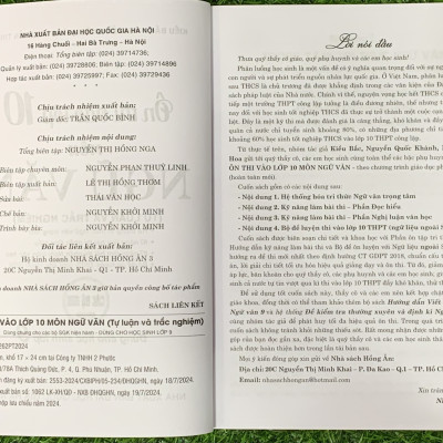 Combo Ôn Luyện Toán+ Ôn Luyện Ngữ Văn Thi vào Lớp 10 ( Dùng Chung cho các bộ SGK Hiện Hành) (HA-MK)