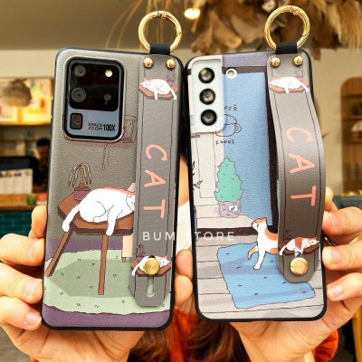 Ốp Lưng Cho Galaxy S23 Ultra / S23 Plus / S22 ULTRA / S22 PLUS / S21 Ultra / S21 Plus / Note 20 Ultra / Note 20 / S21 FE Hình Mèo In Sần