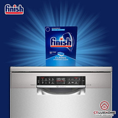 Viên rửa bát Finish Classic hộp 57 viên - Hàng chính hãng [2 chức năng]