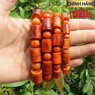 Vòng Tay Gỗ Huyết Long Thấu Quang Đốt Trúc TOKDODO