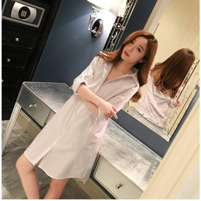 Áo sơ mi nữ giấu quần Sm165