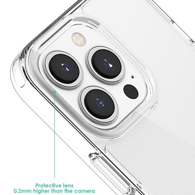 Ốp Lưng Trong Suốt MOCOLO K08 Dành Cho iPhone 14 ProMax / 14 Pro / 14 Plus / 14 - Chống Ố Vàng - Hàng Chính Hãng