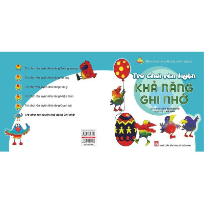 Sách - Trò Chơi Rèn Luyện Khả Năng Ghi Nhớ - Sân Chơi Trí Tuệ Của Chim Đa Đa - NXB Phụ Nữ