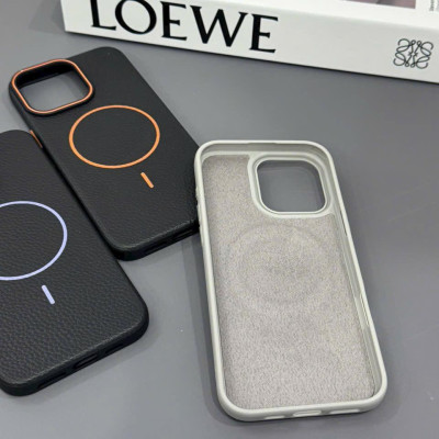 Ốp Lưng Da Likgus Beaty Cho iPhone 15 Pro Max | 16 ProMax Viền Dẻo Chống Sốc Hỗ Trợ Sạc Không Dây Magnetic - Hàng nhập khẩu