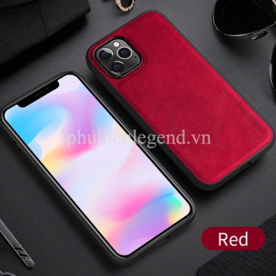 ỐP LƯNG DA cho iPhone 13 Pro Max , 13 Pro, 13 , 12 Pro Max , 12 , 12 Pro , 11 Pro Max , 11 Pro , 11 ốp viền dẻo hiệu X-level - Hàng chính hãng