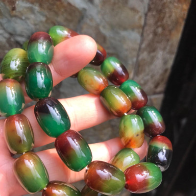 VÒNG MÃ NÃO TỨ QUÝ LU 12ly NỮ MẠNG MỘC HOẢ THUỶ 