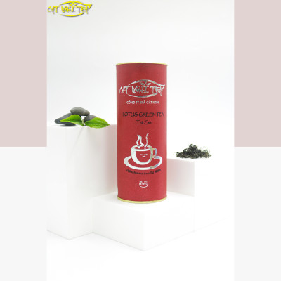Trà Lon Truyền Thống - Trà Xanh Hương Sen Cát Nghi Tea (100g)