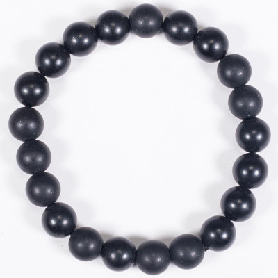 Vòng tay đá núi lửa(obsidian) nhám mệnh thủy , mộc- Ngọc Quý Gemstones