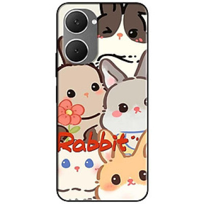 Ốp lưng cho Vivo Y03 - Y03T - Y18 - Y18S - Y18T - Y27 5G - Y28 4G - Y36 - Năm Chú Thỏ - Hàng Chính Hãng