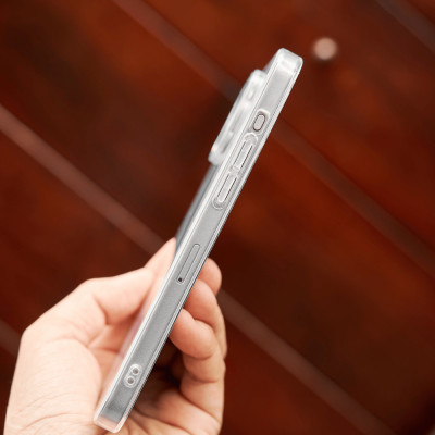 Ốp Lưng Trong Suốt IPHONE 15 Pro/ 15 Pro Max WIWU TPP-109 Chống Sốc 4 Góc, Mặt Lưng Chống Ố Vàng, Hạn Chế Bám Vân Tay - Hàng Chính Hãng