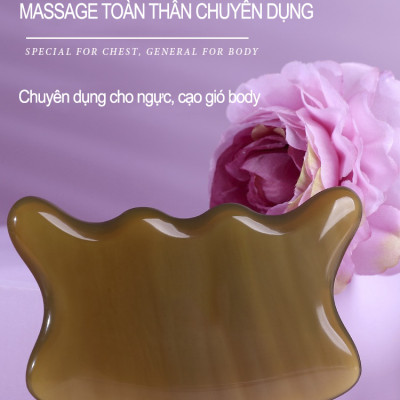 Dụng cụ cạo gió mát xa bằng sừng (MH843) Làm mịn da - nâng cơ và giảm đau toàn thân