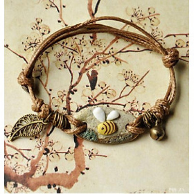 Vòng tay gốm thời trang hìn ong 3D VGOM31