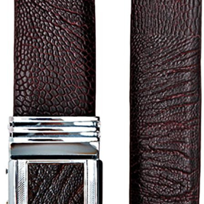 Thắt Lưng Nam Da Đà Điểu Bản Lớn Trơn Huy Hoàng HT4426 - Nâu Đất