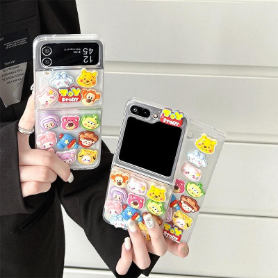 Ốp Lưng Nhựa Cứng Đính Charm TOY STORY Cho Samsung Z FLIP 6 / Z FLIP 5 / Z FOLD 6 / Z FOLD 5 - BUM STORE GALAXY CASE