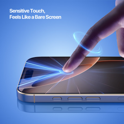 [Không Lẹm Viền] Miếng Dán Cường Lực Kèm Khung Tự Dán Dux Ducis cho iPhone 17 Pro Max / 17 Pro/ 17 Air/ 17, Roga Series_ Hàng chính hãng