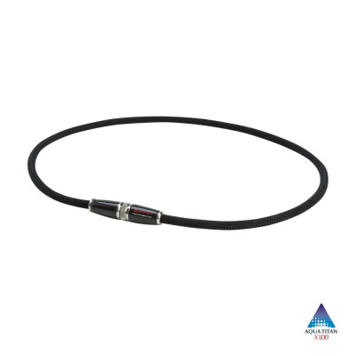 Vòng cổ Phiten Rakuwa x100 carbon TG601053/TG601153