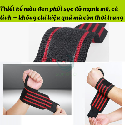 Bộ 2 Dây Quấn Cổ Tay Tập Gym Chống Trượt- Dây Hỗ Trợ Cổ Tay Khi Tập Tạ – Tập Lưng 2 Dây- Set 2 Đai Quấn Cổ Tay Chống Mỏi Khi Tập Thể Hình- Dây Quấn Tay Gym Tăng Lực Kéo – Bảo Vệ Cổ Tay 2 Cái– Co Giãn, Chống Trượt