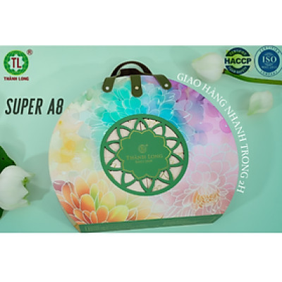 Hộp Bánh Trung Thu 4 bánh 1 trứng 150g - COMBO SUPER A8 - Thành Long - (600g) - VIỆT NAM