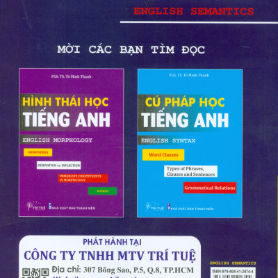 Ngữ Nghĩa Học Tiếng Anh