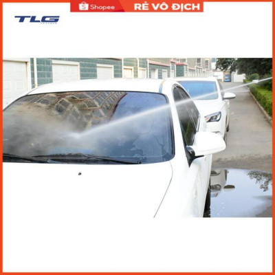 Bộ dây và vòi xịt tăng áp rửa xe tưới cây  (cút nhựa nối đen 712-2)