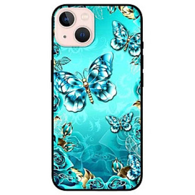Ốp lưng dành cho Iphone 13 Mini - Iphone 13 - Iphone 13 Pro -  Iphone 13 Pro Max - Bướm Pha Lê
