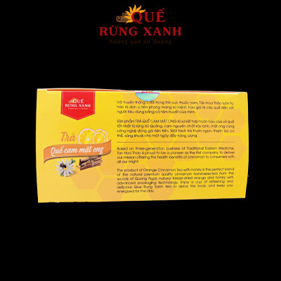 Trà quế cam mật ong Quế Rừng Xanh - sản phẩm độc quyền & duy nhất tại Việt Nam kết hợp 3 trong 1 - Cam, Quế, Mật ong - HÀNG CHÍNH HÃNG