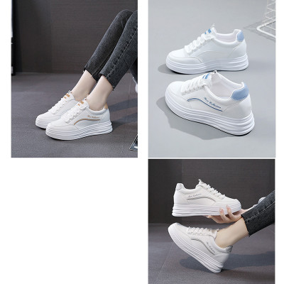 Giày thể thao nữ chất liệu da mềm mại, đế cao, phong cách cá tính năng dộng – GNU2043