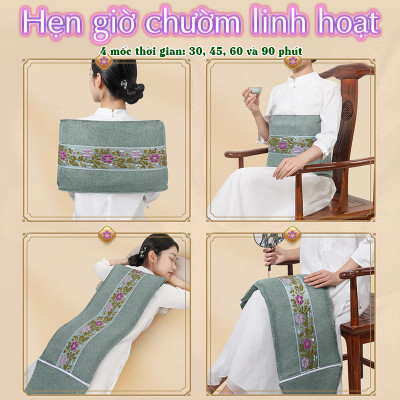 Đệm nhiệt nóng sưởi ấm toàn thân Nikio NK-202 - Dòng cao cấp có khóa dán